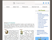 Tablet Screenshot of gopiindustries.com